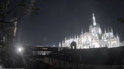 immagine della webcam nei dintorni di Milano Stazione Centrale: webcam Milano Duomo