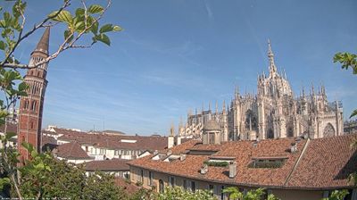immagine della webcam nei dintorni di Sant'Angelo Lodigiano: webcam Milano Duomo