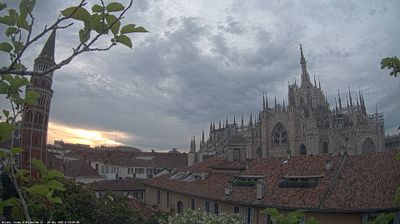 immagine della webcam nei dintorni di Milano Bruzzano: webcam Milano Duomo