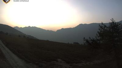immagine della webcam nei dintorni di Cervinia Cime Bianche Laghi: webcam Torgnon