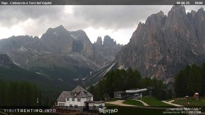 Preview delle webcam di Vigo di Fassa: Vigo Rosengarten