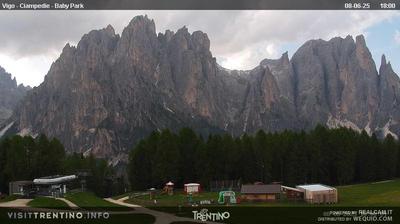 Preview delle webcam di Vigo Rendena: Funivia Vigo Ciampedie