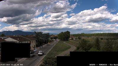 immagine della webcam nei dintorni di Montecatini Val di Cecina: webcam Ponsacco