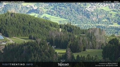 immagine della webcam nei dintorni di Borgo Valsugana: webcam Alpe Cermis