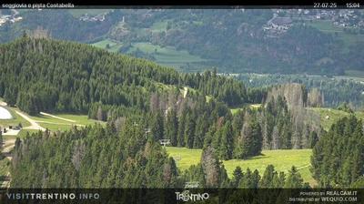 immagine della webcam nei dintorni di Pampeago: webcam Cavalese