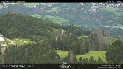 immagine della webcam nei dintorni di Bellamonte: webcam Alpe Cermis