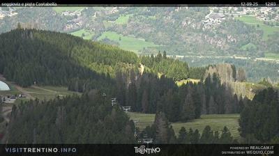immagine della webcam nei dintorni di Palù del Fersina: webcam Alpe Cermis