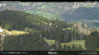 immagine della webcam nei dintorni di Baselga di Pinè: webcam Alpe Cermis