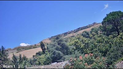immagine della webcam nei dintorni di Enna: webcam Petralia Soprana