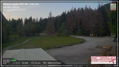 immagine della webcam nei dintorni di Calestano: webcam Trefiumi