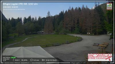 immagine della webcam nei dintorni di Borgo Val di Taro: webcam Trefiumi