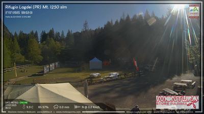 immagine della webcam nei dintorni di Busana: webcam Trefiumi
