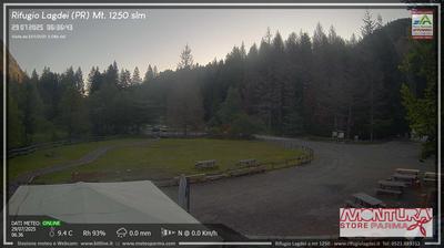 immagine della webcam nei dintorni di Monchio delle Corti: webcam Trefiumi
