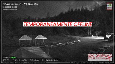 immagine della webcam nei dintorni di Borgo Val di Taro: webcam Trefiumi
