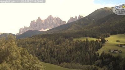 immagine della webcam nei dintorni di Bressanone: webcam Funes