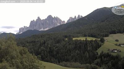 immagine della webcam nei dintorni di San Martino in Badia: webcam Funes