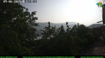immagine della webcam nei dintorni di Antrodoco: webcam Pescorocchiano