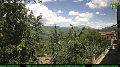 immagine della webcam nei dintorni di Rieti: webcam Pescorocchiano