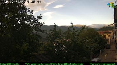 immagine della webcam nei dintorni di Rocca di Cambio: webcam Pescorocchiano