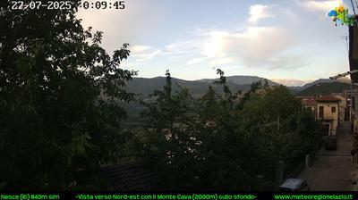 immagine della webcam nei dintorni di Lucoli: webcam Pescorocchiano