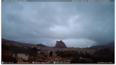 immagine della webcam nei dintorni di Giardinello: webcam Marineo
