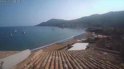 Preview delle webcam di Giglio Campese: Isola del Giglio - Spiaggia del Campese
