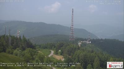 immagine della webcam nei dintorni di Menconico: webcam Passo del Penice