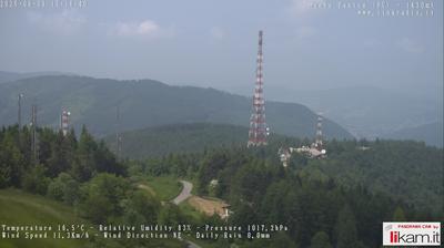 immagine della webcam nei dintorni di Cabella Ligure: webcam Passo del Penice