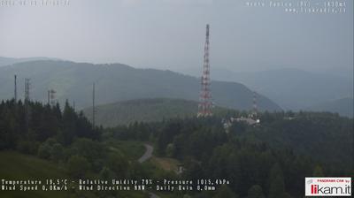immagine della webcam nei dintorni di Cabella Ligure: webcam Passo del Penice