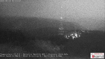 immagine della webcam nei dintorni di Canneto Pavese: webcam Passo del Penice