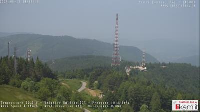 immagine della webcam nei dintorni di Menconico: webcam Passo del Penice