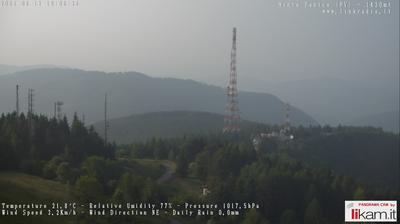 immagine della webcam nei dintorni di Canneto Pavese: webcam Passo del Penice