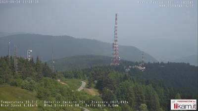immagine della webcam nei dintorni di Cabella Ligure: webcam Passo del Penice
