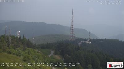 immagine della webcam nei dintorni di Brallo di Pregola: webcam Passo del Penice