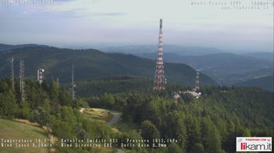 immagine della webcam nei dintorni di Canneto Pavese: webcam Passo del Penice