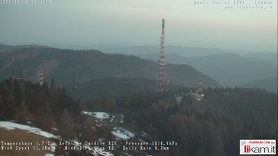 immagine della webcam nei dintorni di Brallo di Pregola: webcam Passo del Penice