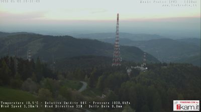 immagine della webcam nei dintorni di Farini: webcam Passo del Penice