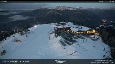 immagine della webcam nei dintorni di Borgo Valsugana: webcam Alpe Cermis