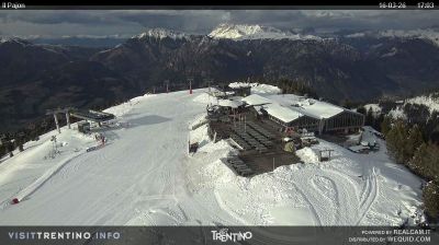 immagine della webcam nei dintorni di Borgo Valsugana: webcam Alpe Cermis