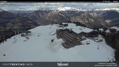 immagine della webcam nei dintorni di Cavalese: webcam Alpe Cermis