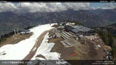 immagine della webcam nei dintorni di Baselga di Pinè: webcam Alpe Cermis