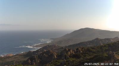 immagine della webcam nei dintorni di Trinità d'Agultu e Vignola: webcam Costa Paradiso
