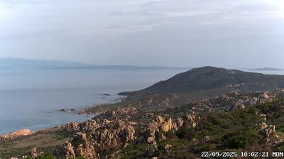 immagine della webcam nei dintorni di Trinità d'Agultu e Vignola: webcam Costa Paradiso