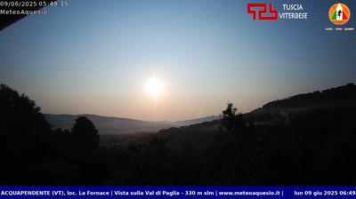 immagine della webcam nei dintorni di Fabro: webcam Acquapendente