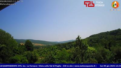 immagine della webcam nei dintorni di Bolsena: webcam Acquapendente