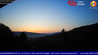 immagine della webcam nei dintorni di Castel Viscardo: webcam Acquapendente