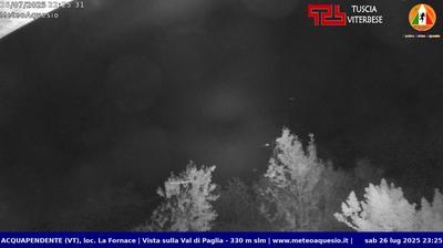 immagine della webcam nei dintorni di Castell'Azzara: webcam Acquapendente