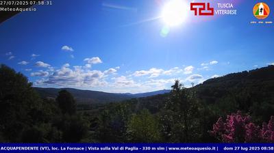 immagine della webcam nei dintorni di San Lorenzo Nuovo: webcam Acquapendente