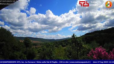immagine della webcam nei dintorni di Ischia di Castro: webcam Acquapendente
