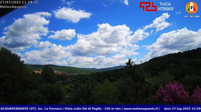 immagine della webcam nei dintorni di Bolsena: webcam Acquapendente